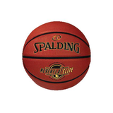Spalding NeverFlat Elite Composite Basketball, Brown, Size 6 (28.5) Front_Flat