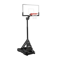 Spalding Momentous EZ Assembly Acrylic Portable Basketball System, 54-in Front_Angled_Right