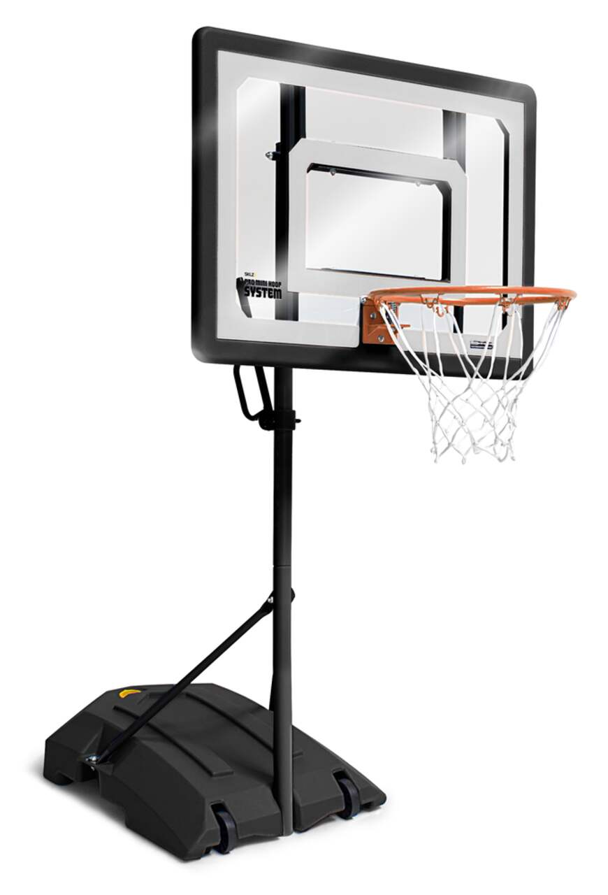 Mini système de panneau, panier et filet de basketball de piscine portatif  réglable pur enfants SKLZ Pro avec ballon, 33 po