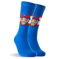 Chaussettes mi-longues Mustang, Ligue majeure, Blue Jays de Toronto, George Springer, mélange de coton, tailles 7 à 12