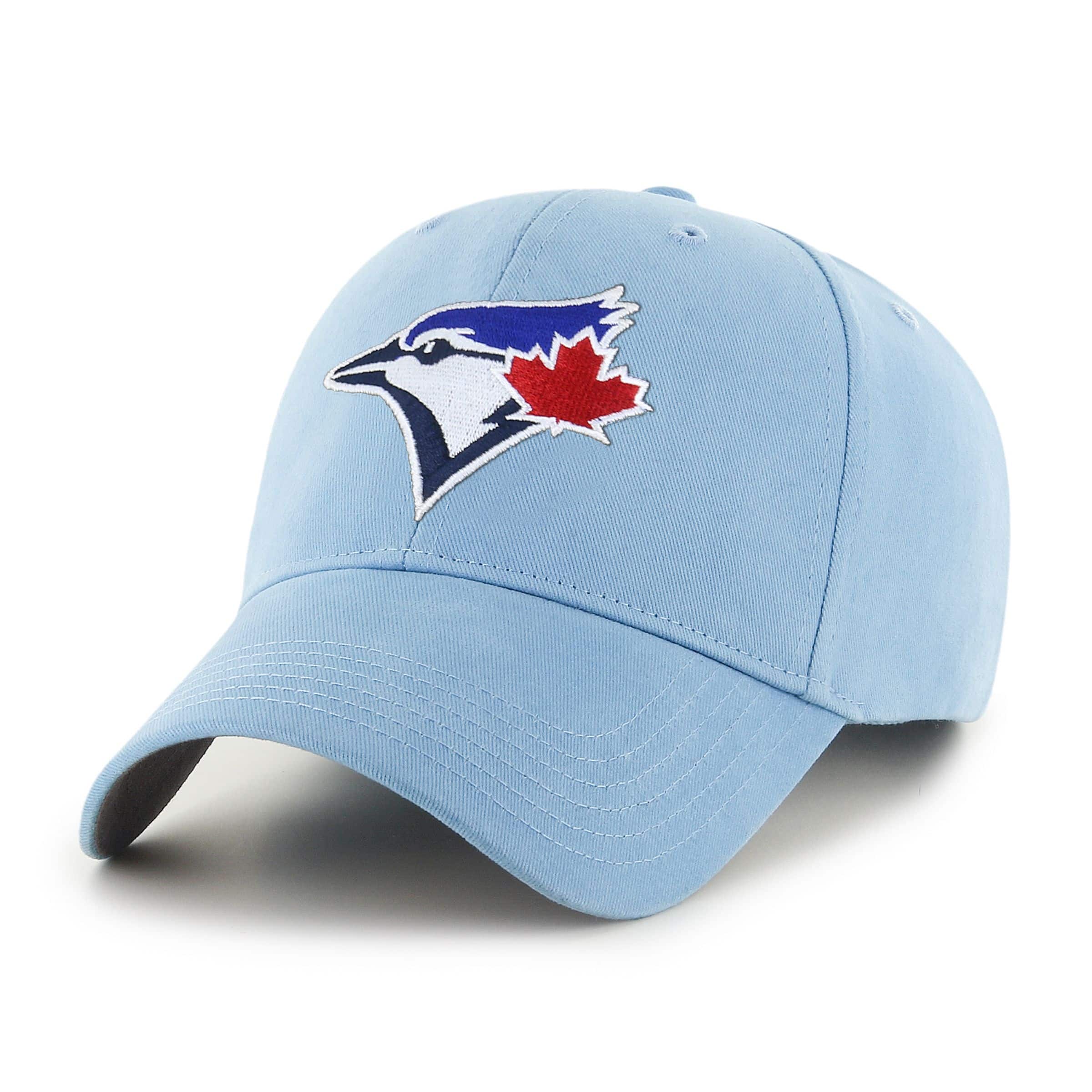 MLB Toronto Blue Jays Men's/Women's Unisex Adjustable Cotton Baseball Cap/ Hat, Powder Blue
