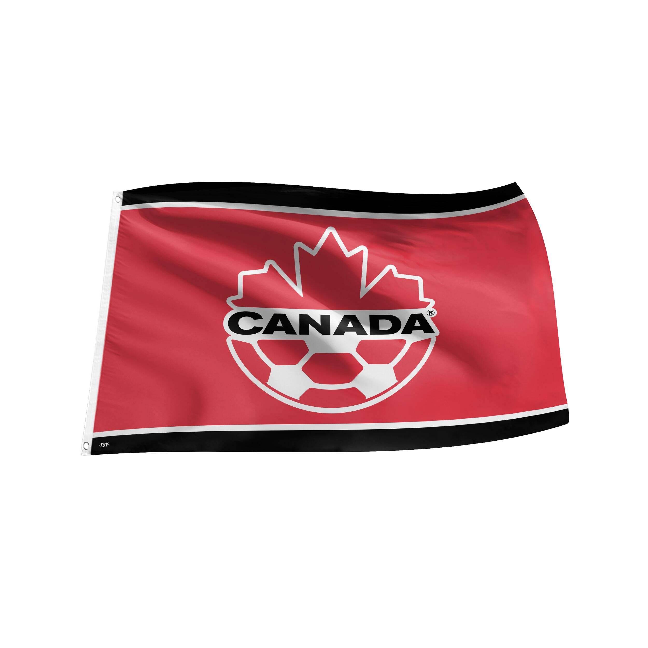 Team Canada Soccer Banner Flag, 3-ft x 5-ft Front_Flat