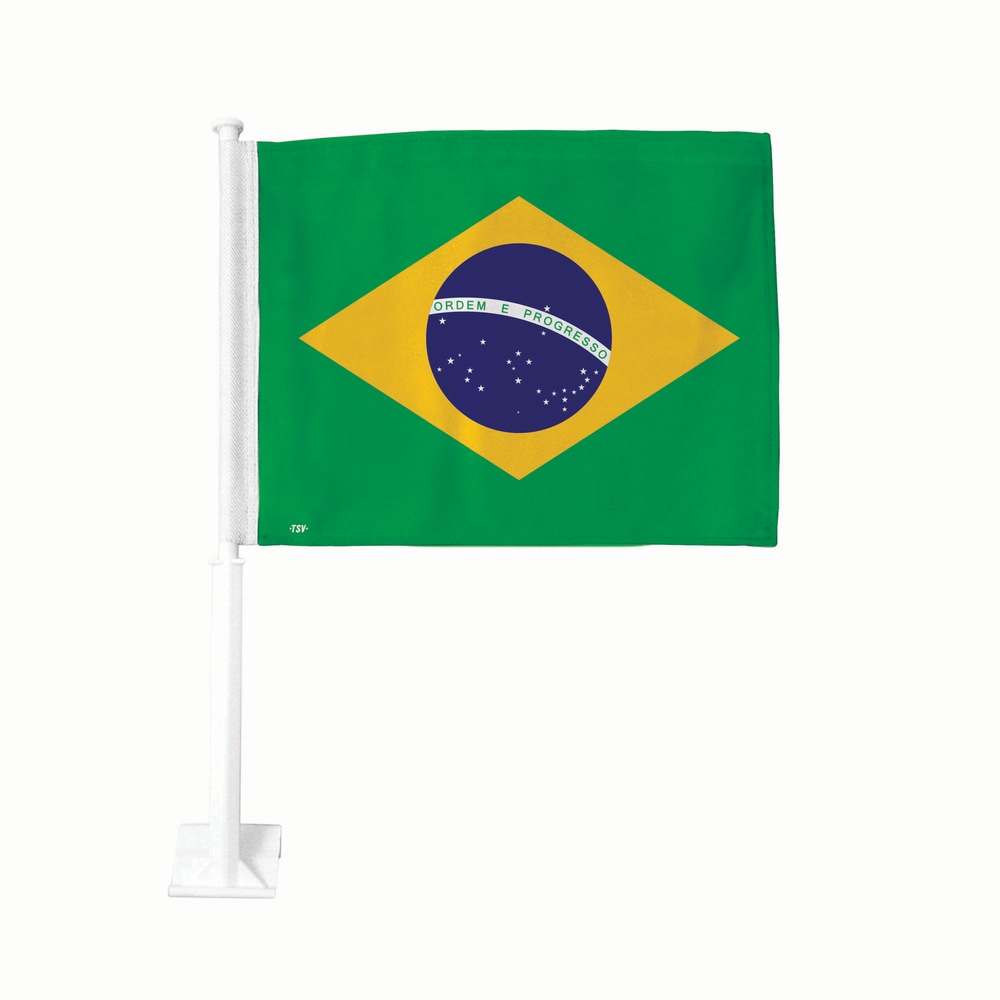 Brazil 2Sided Car Flag Canadian Tire