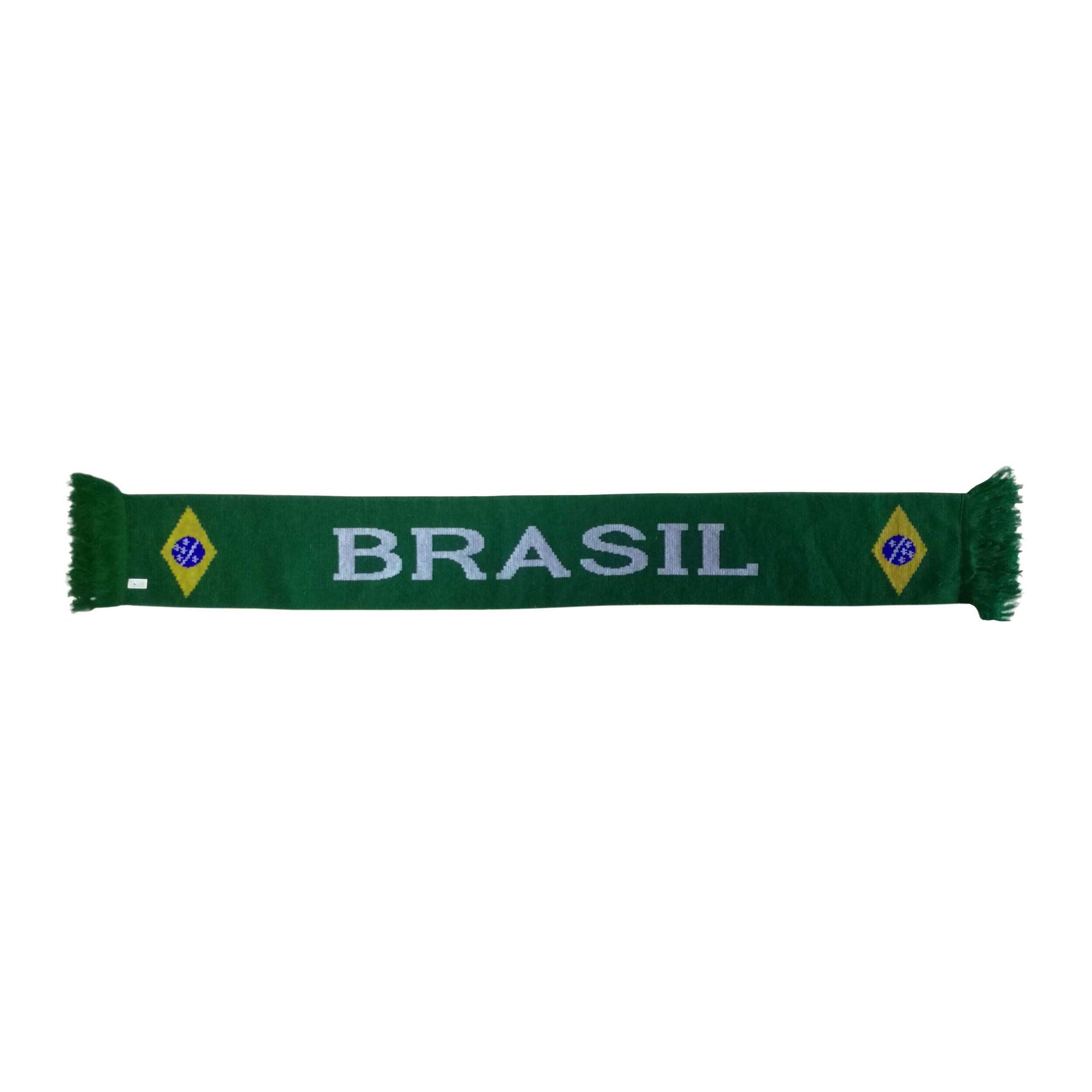 Écharpe de soccer du Brésil Front_Flat