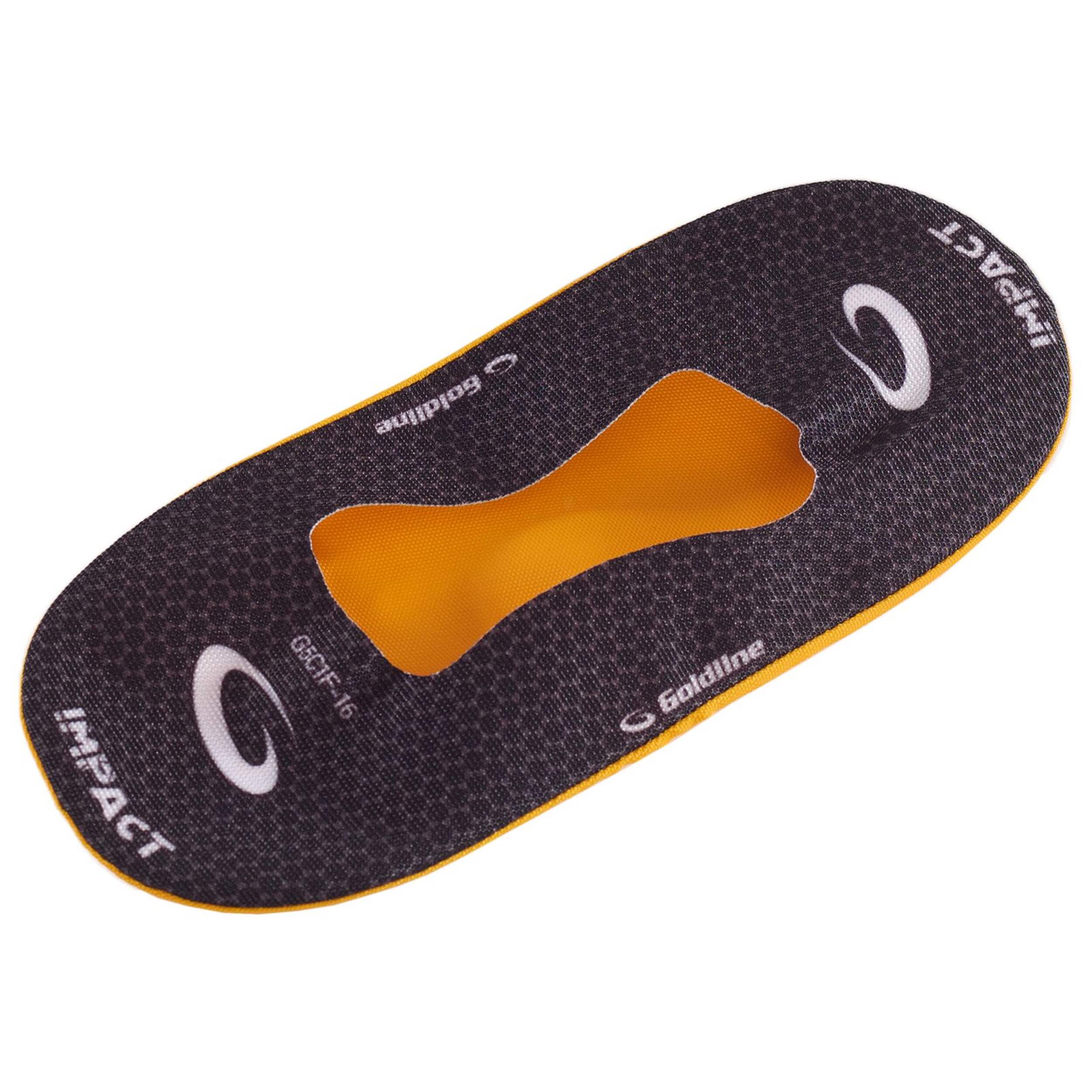 Goldline Curling Professional Impact Pro Removeable Sleeve, Nylon, Yellow Overhead_Plunge