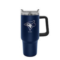 MLB Toronto Blue Jays Team Logo Jumbo Insulated Tumbler with Handle, 40-oz Front_Flat