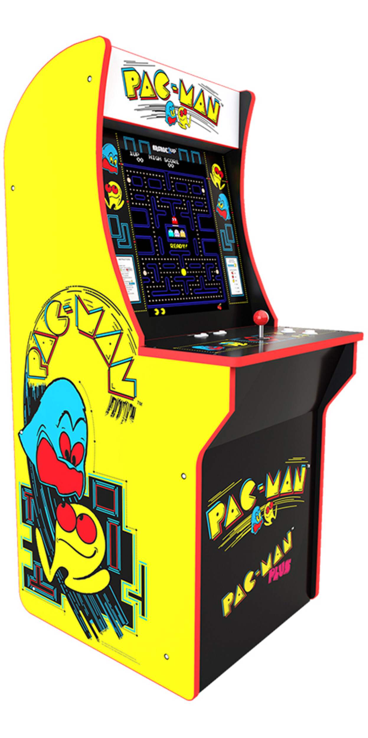 Arcade1Up PAC-MAN™ Arcade Cabinet Front_Angled_Right