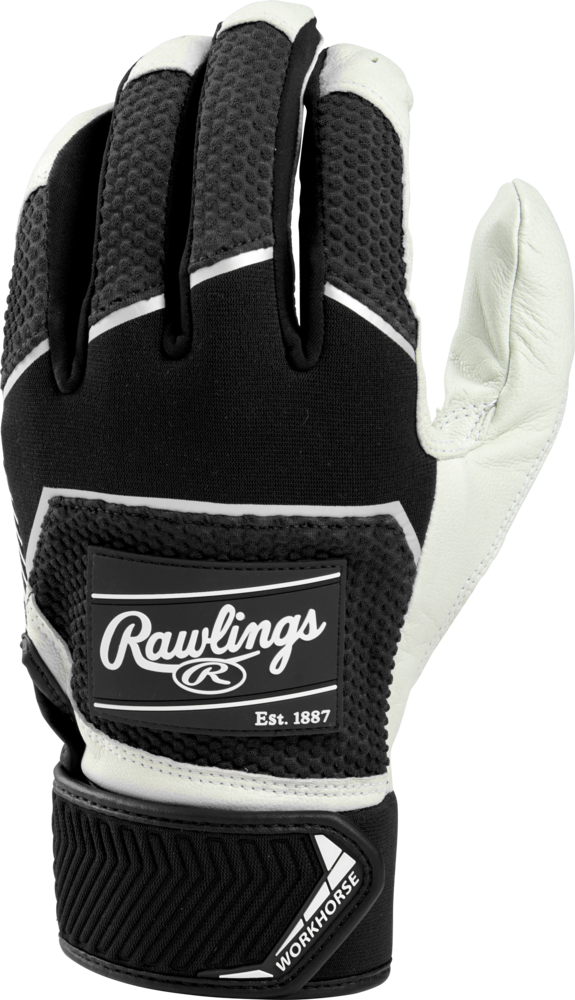Rawlings Workhorse Pro Batting Gloves, Black Canadian Tire