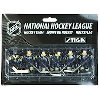 Stiga Buffalo Sabres Replacement Players Team Pack For NHL Table Hockey Game, 6-pk Front_Flat