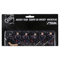 Stiga Columbus Blue Jackets Replacement Players Team Pack For NHL Table Hockey Game, 6-pk Front_Flat