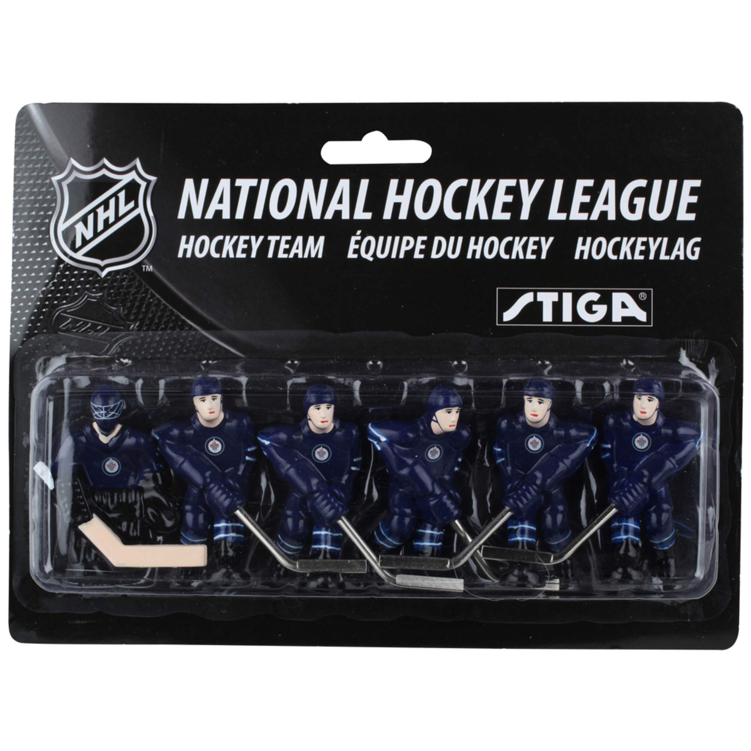 Stiga Winnipeg jets Replacement Players Team Pack For NHL Table Hockey Game, 6-pk Front_Flat