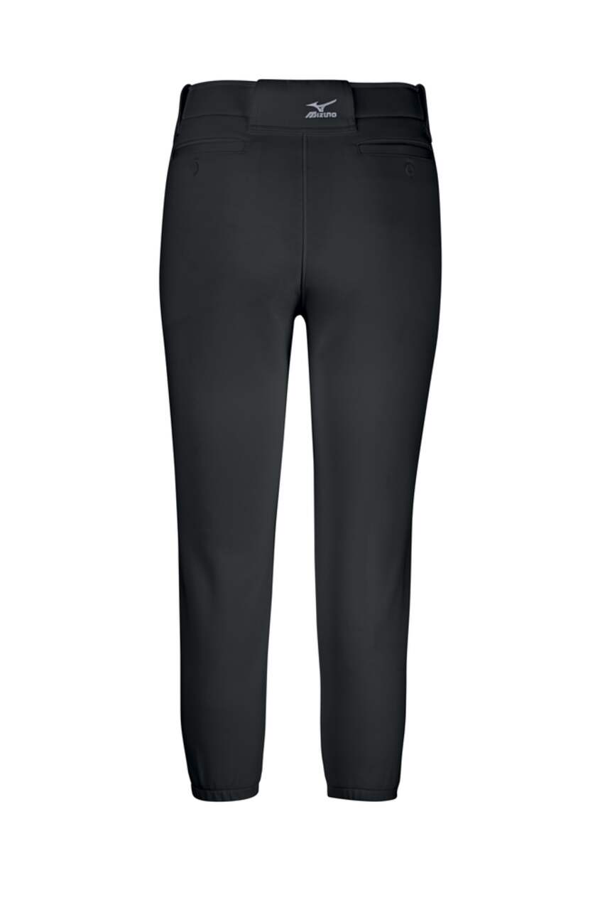 Mizuno Women's Belted Softball Pants, Black