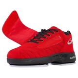 Chaussures de curling Goldline Momentum Charge pour hommes, rouge Front_Three_Fourths_Angled_Left