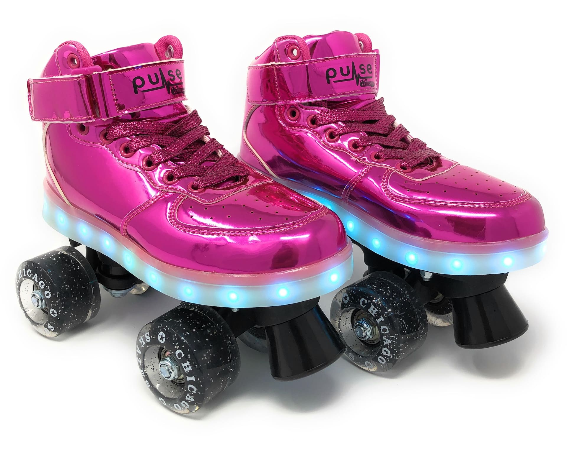 Chicago Skates Pulse LED Light Up Rollerskates, Pink