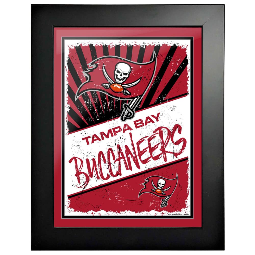 Tampa Bay Buccaneers Classic Print Framed Artwork, 12 x 16-in