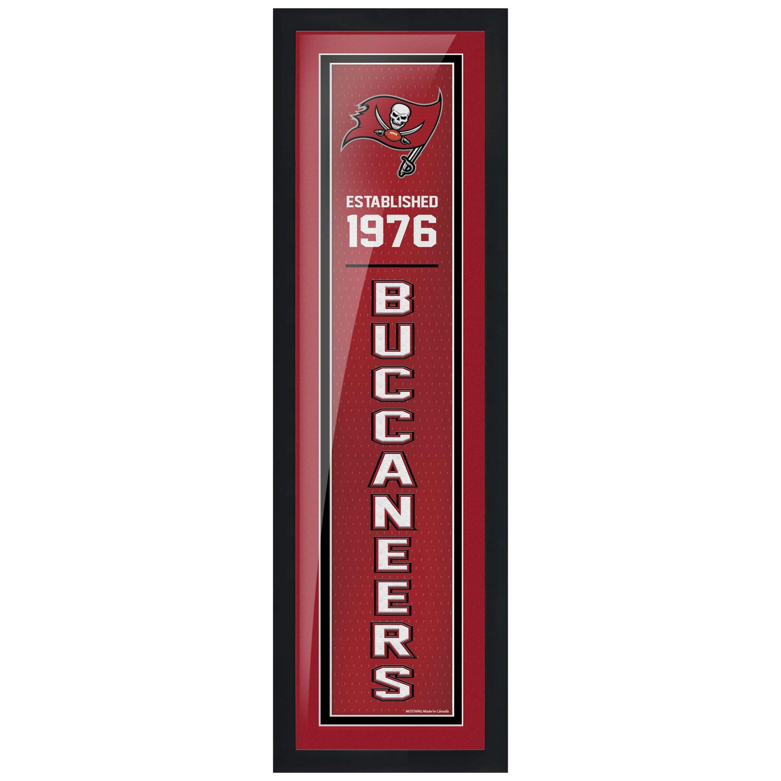 Image encadrée Established des Buccaneers de Tampa Bay, 6 x 22 po Front_Flat