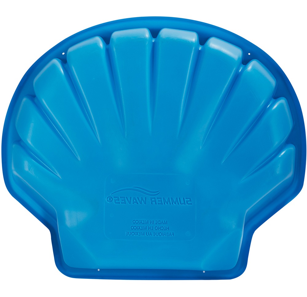 Outdoor Portable Summer Play Shell Sandbox, 43.3x37.2x8in, Kids Ages 3