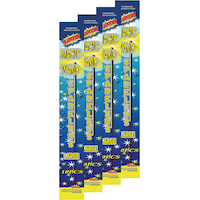 Value Pack Large Long Burning Magic Wand Sparklers, Multi-Coloured, 40-pk, for Birthday/Canada Day/Summer Party Front_Flat