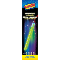 Kaboom Glow Stick with Clip & Cord, Assorted Colours Front_Flat