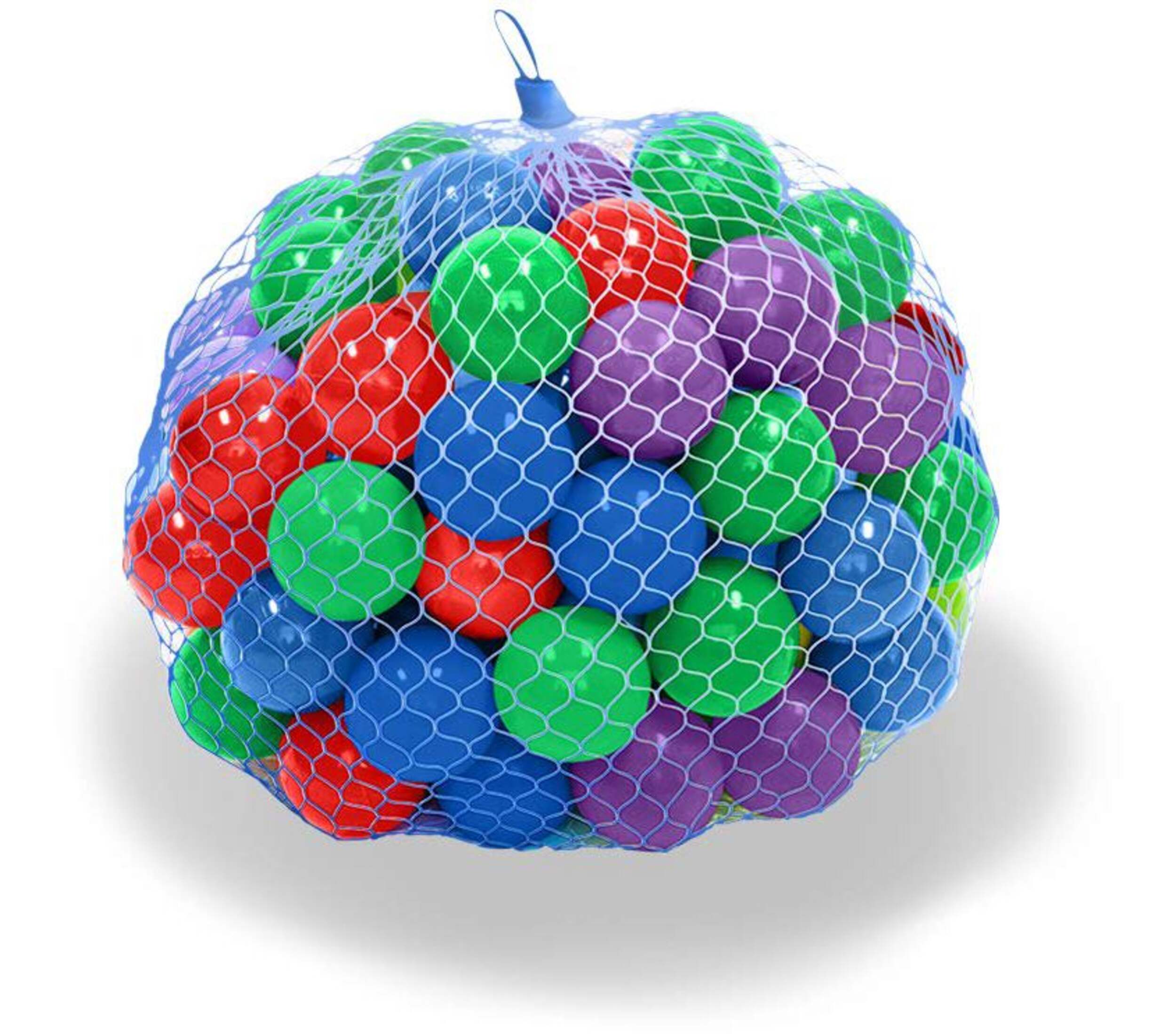 Upper Bounce Crush Proof Plastic Trampoline Pit Balls, Assorted, 100-pk, Kids Ages 5+ Front_Three_Fourths_Angled_Right
