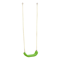 Siège de balançoire extérieure de rechange Sportspower, 2 anneaux et 1 corde, à partir de 4 ans, vert Front_Angled_Right