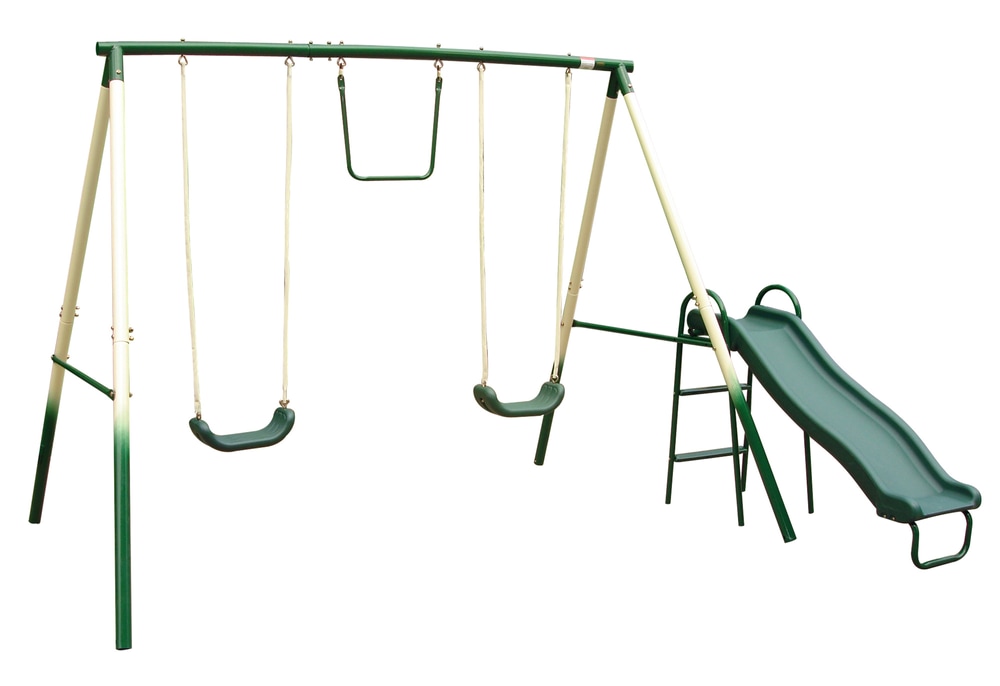 Four Station Metal Swing Set Canadian Tire
