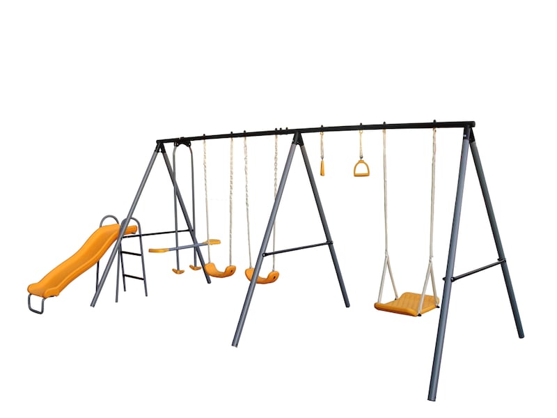Seven Station Metal Swing Set Canadian Tire