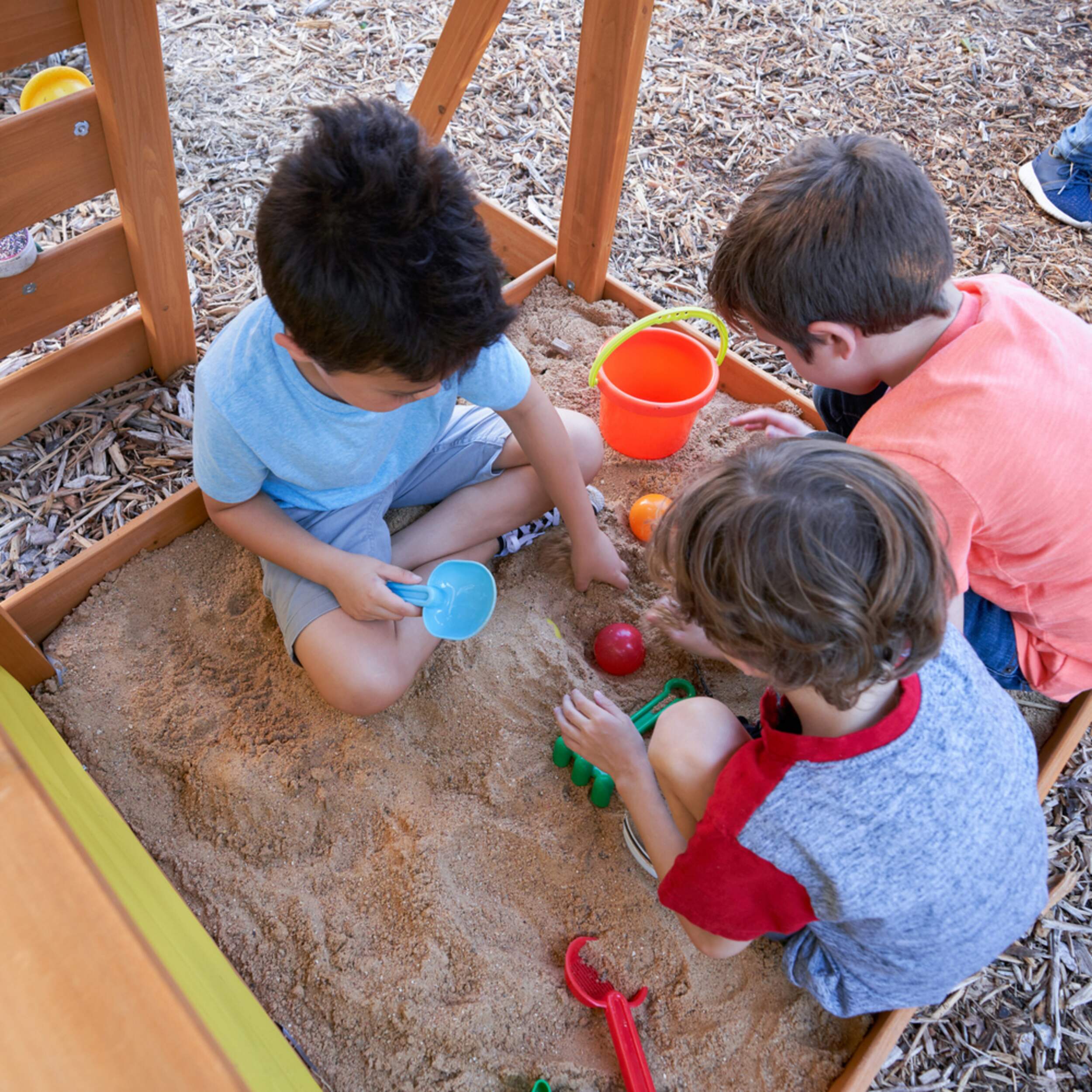 KidKraft Brightside Outdoor Cedar Lumber/Wooden Play Centre, Kids Ages