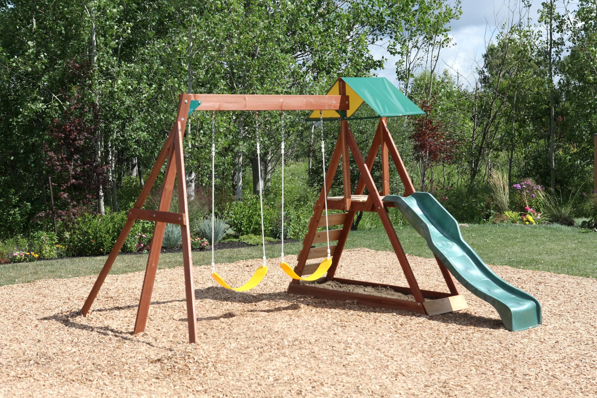 KidKraft Outdoor Sunview Cedar Lumber Wooden Play Centre Kids Ages 3 7 Canadian Tire