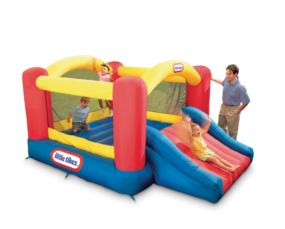 Little Tikes Outdoor Inflatable Jump n' Slide Bouncer House, Kids Ages