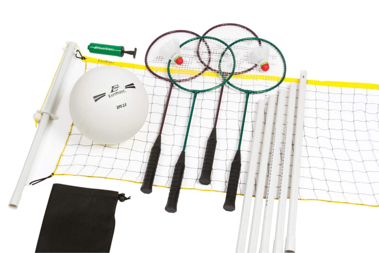 Eastpoint Easy Set Up Badminton Set (Unboxing, Set Up, Review