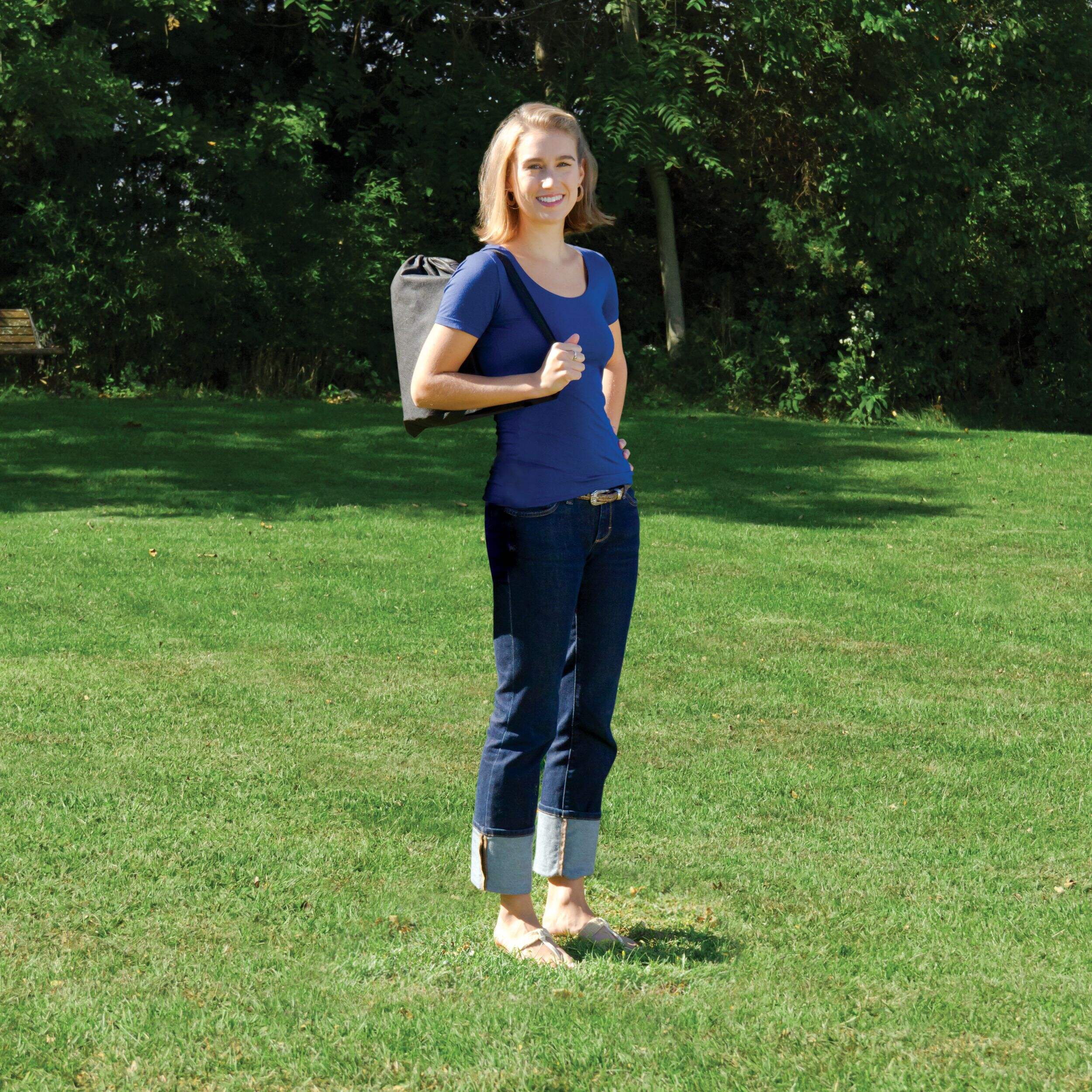 RecTek Outdoor/Indoor Molded Bocce Set, 9pc, includes Storage Bag