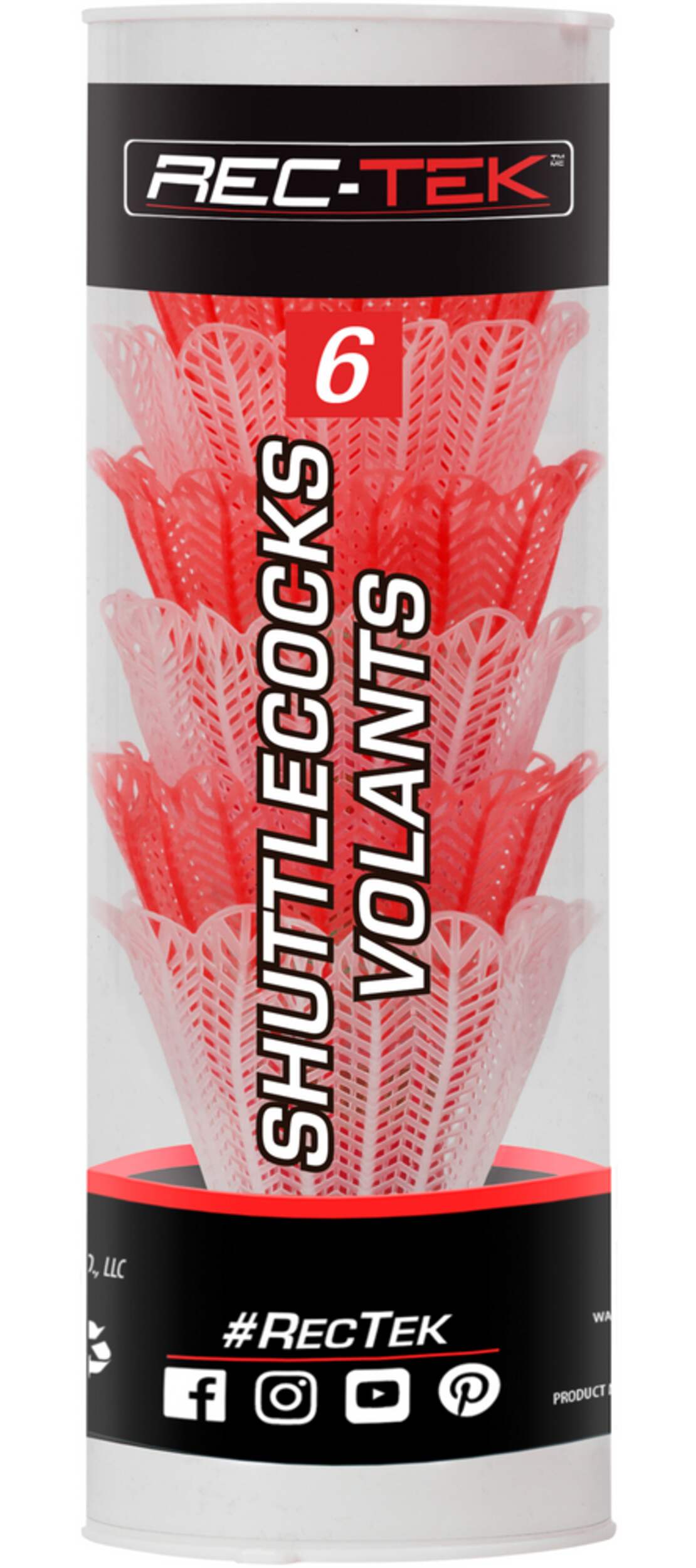 Badminton Outdoor Weatherproof Durable Shuttlecocks Set, 6pk, All Ages