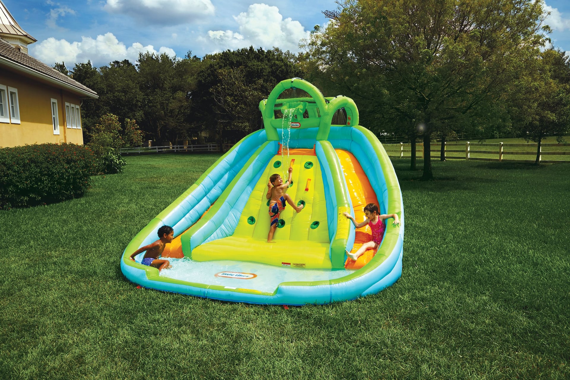 Little tikes river hot sale race water slide