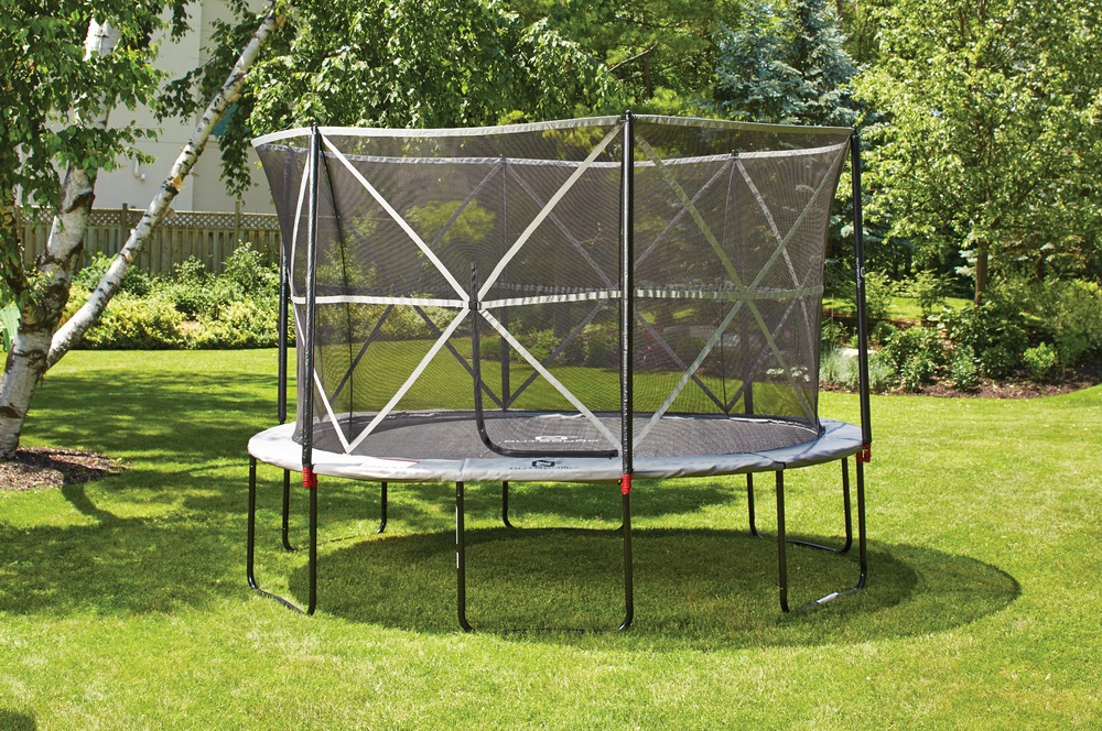 Outbound Oval Trampoline with Safety Enclosure, 13ft Canadian Tire
