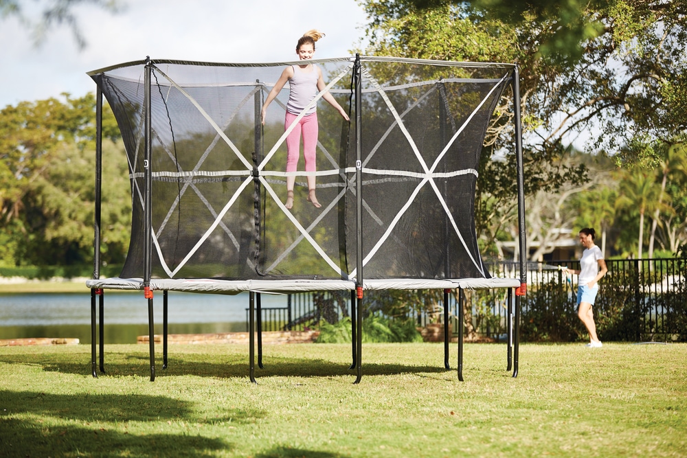 Outbound Oval Trampoline with Safety Enclosure, 13ft Canadian Tire