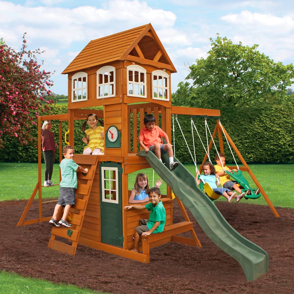 cedar summit wooden play set