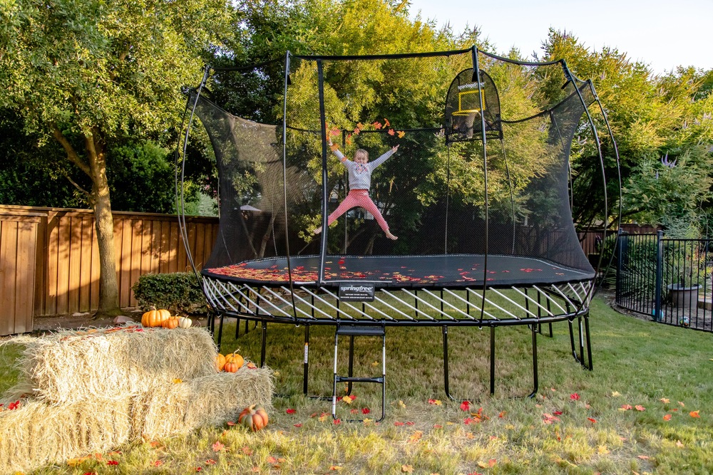 Springfree Jumbo Square Trampoline, 13ft X 13ft Canadian Tire