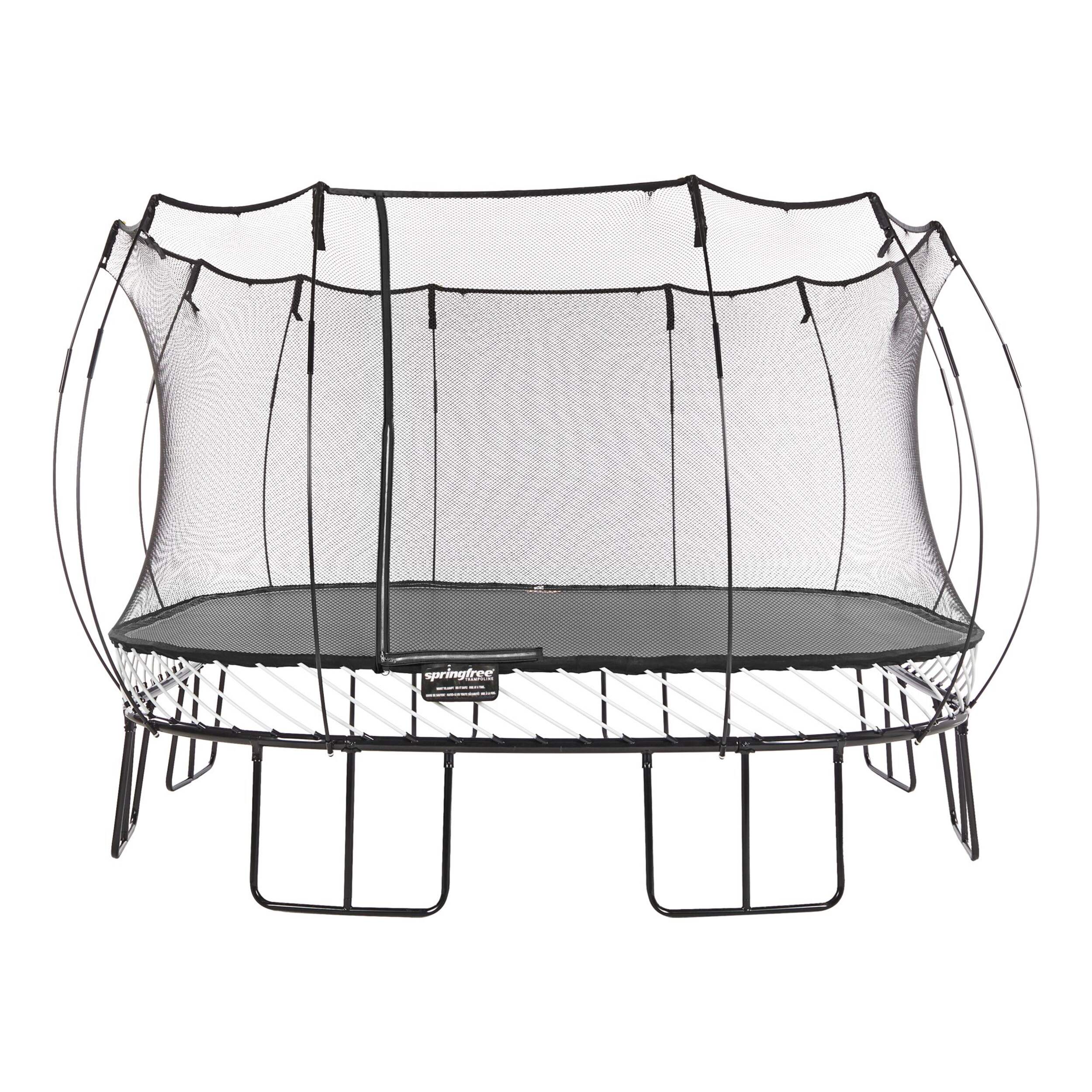 Springfree Jumbo Square Trampoline, 13 X 13-ft Front_Elevated