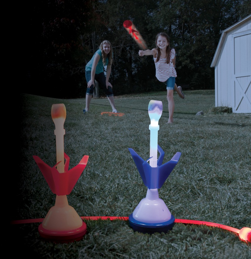 RecTek Outdoor Portable Lightup Day/Night Play Lawn Dart Set, 6pc