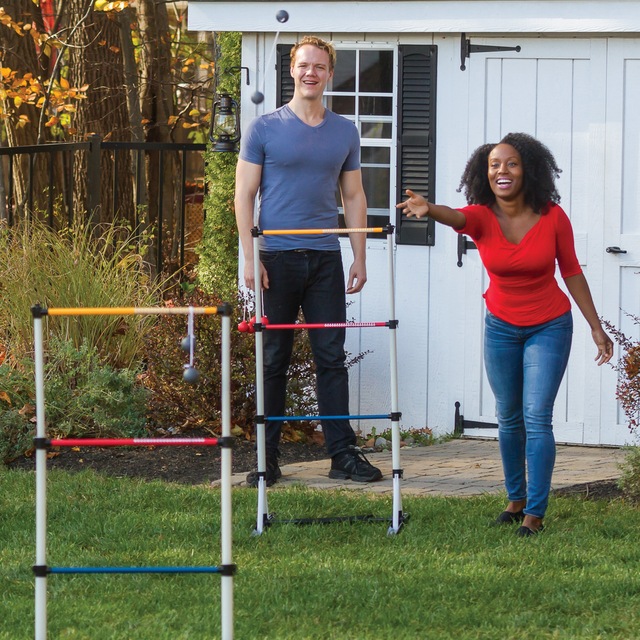 RecTek Outdoor Portable 3in1 Ladderball, Disc Toss & Target Set