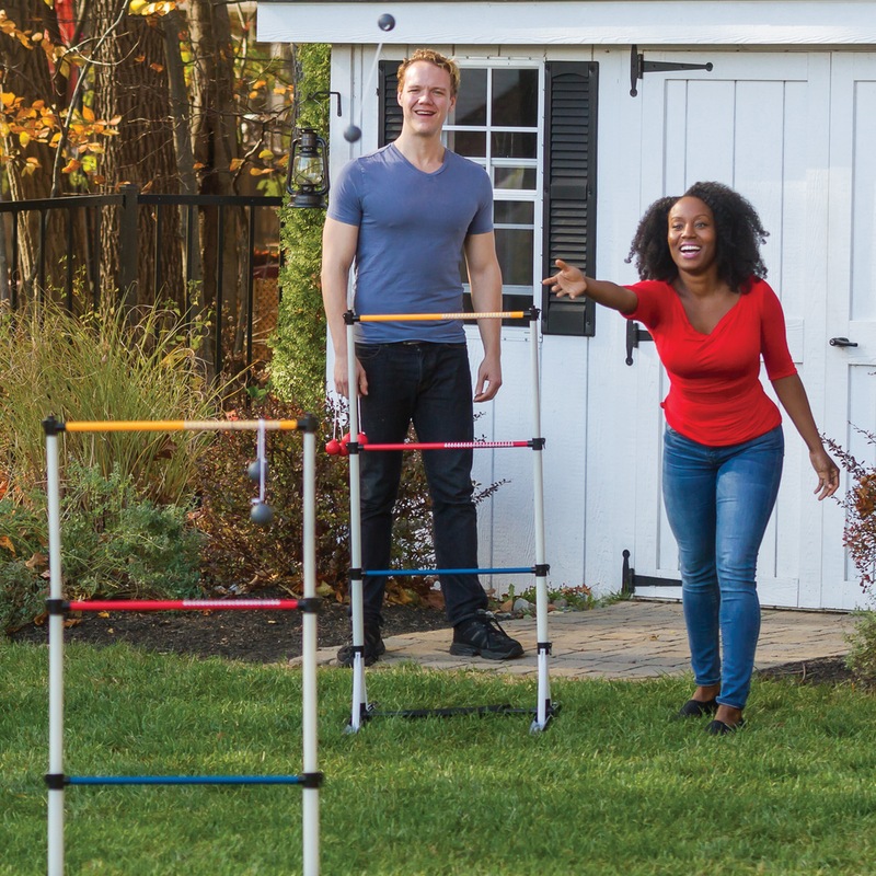 RecTek Outdoor Portable 3in1 Ladderball, Disc Toss & Target Set