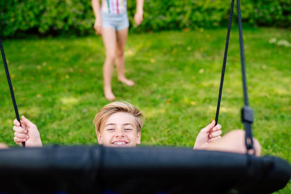 plum spider swing