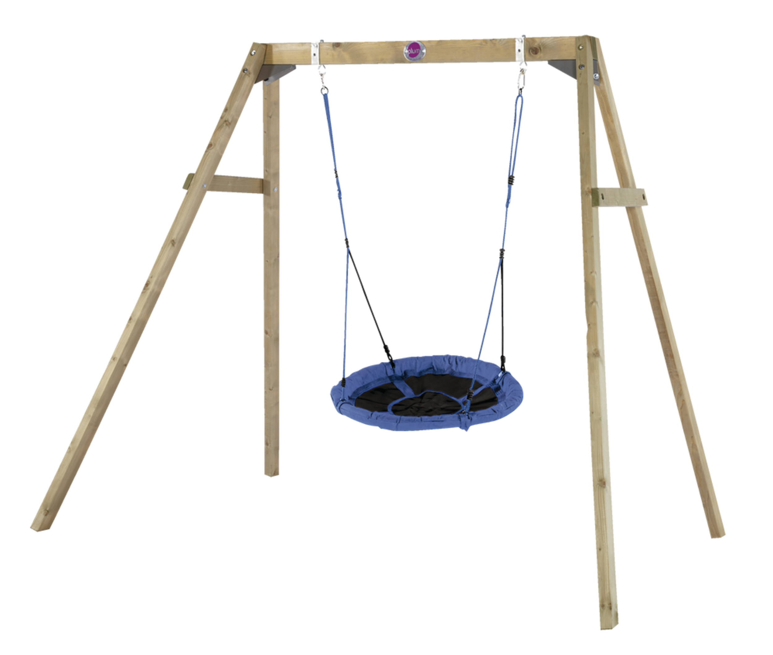 Plum Wooden Swing Set with Nest Canadian Tire