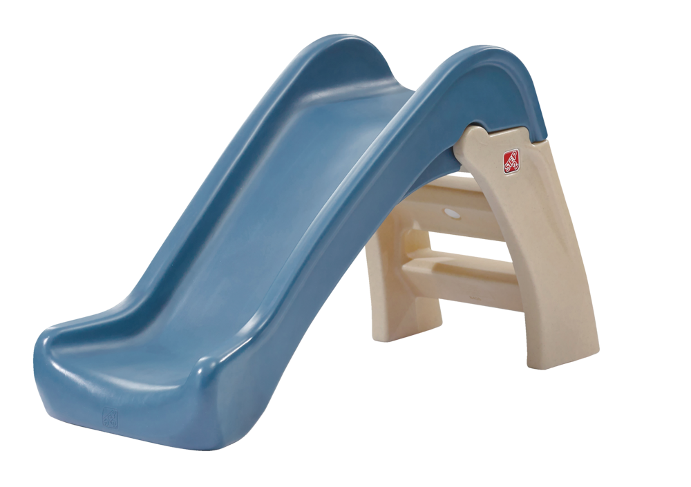 Step2 Outdoor Portable Play & Fold Jr. Slide™, Blue, Kids Ages 1.5+