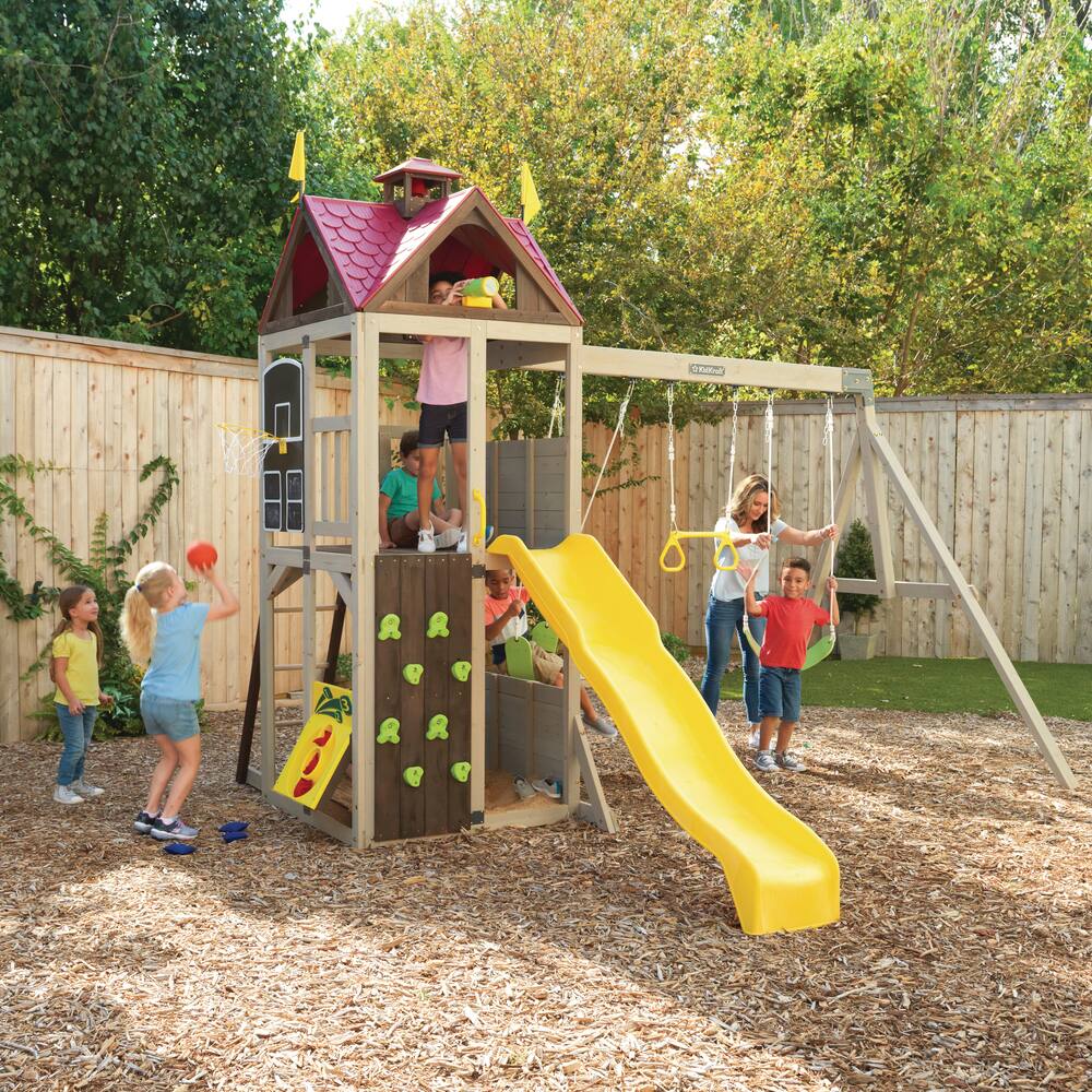 big backyard wooden swing sets