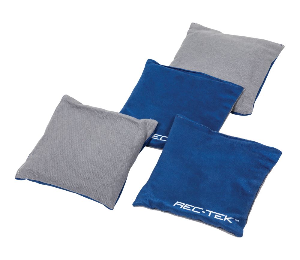 RecTek Outdoor Large Replacement Bean Bags, 6x6in, 4pc, includes