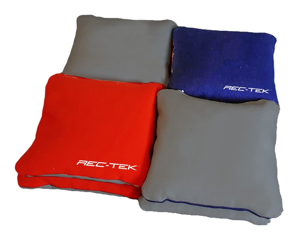 RecTek Outdoor Large Replacement Bean Bags, 6x6in, 4pc, includes