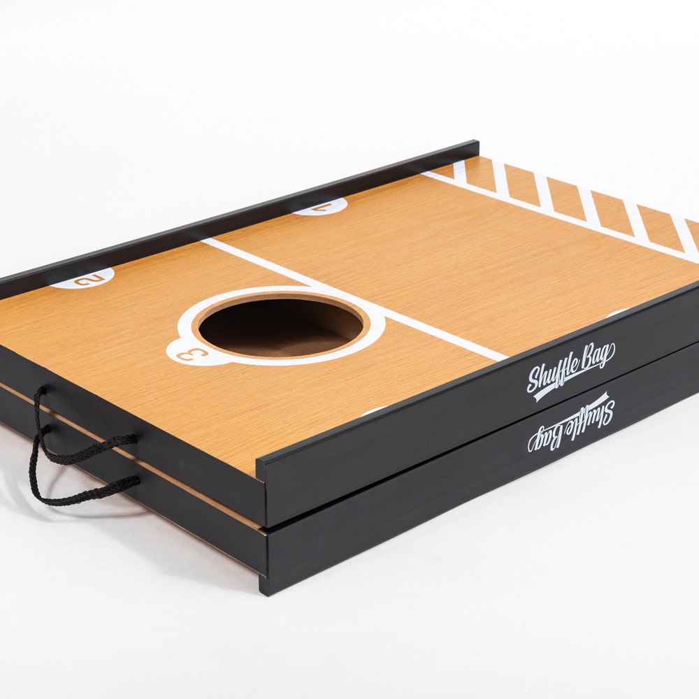 RecTek Portable Shuffle Bag Game, Includes Game Board, Puck, Bean Bags
