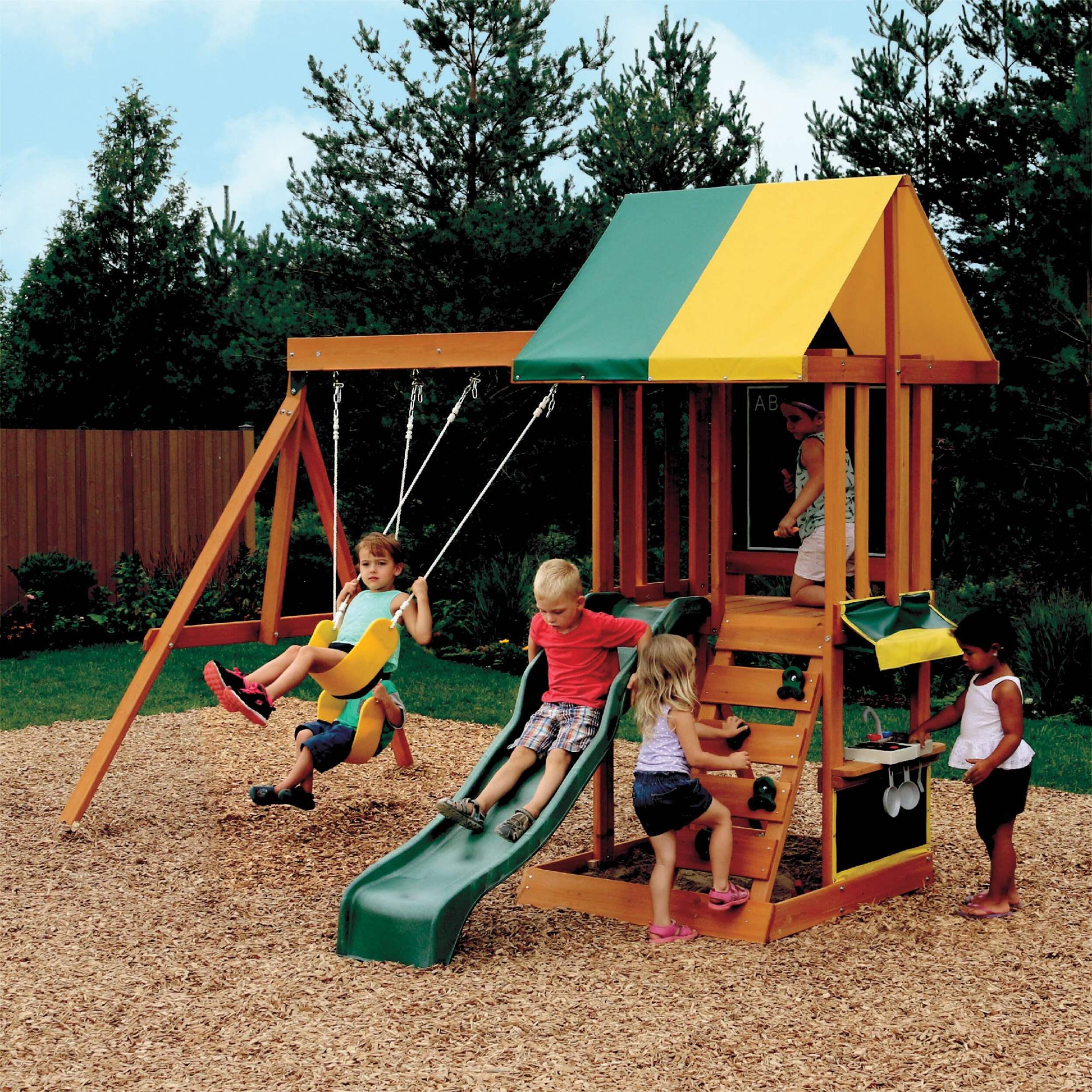 Big Backyard Sun Bistro Play Set Front_Angled_Left
